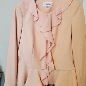 Calvin Klein Jacket with Ruffles